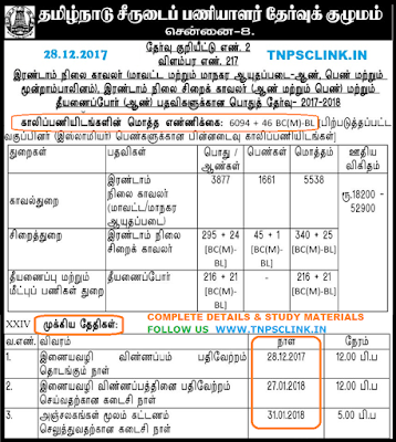 TN Police Exam 2018 Study Materials, Model Questions Answers - Download as PDF