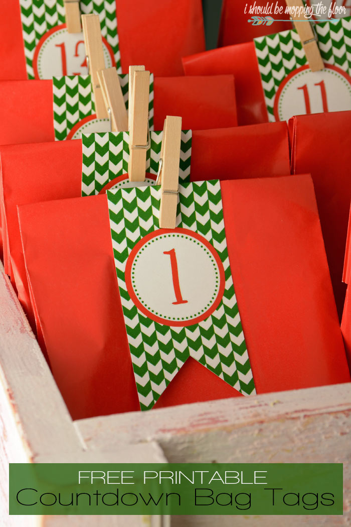Free Printable Christmas Countdown Bag Tags I Should Be Mopping The Floor Free Printable Christmas Countdown Bag Tags I Should Be Mopping The Floor