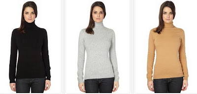 Jersey de cuello alto color negro, gris o camel Jersey de cuello alto color negro, gris o camel