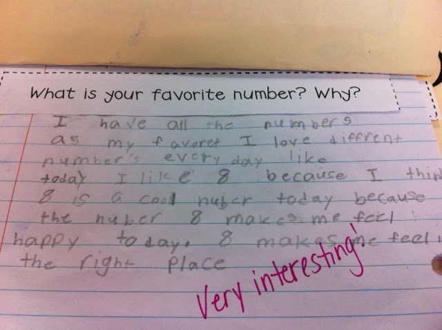Math Journals - Sunny Days in Second Grade