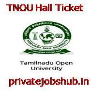 TNOU Hall Ticket TNOU Hall Ticket