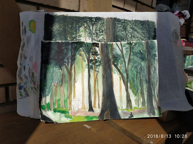 Набросок, с которого всё начиналось. 