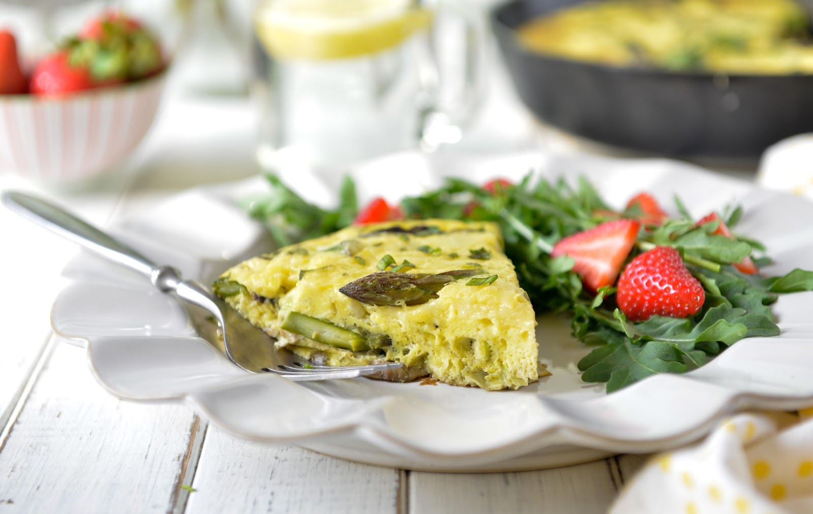 Nourishing Meals® Asparagus, Leek, and Mushroom Frittata