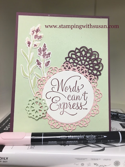 Stampin' Up!, Dear Doily, www.stampingwithsusan.com, 2019 Occasions Catalog