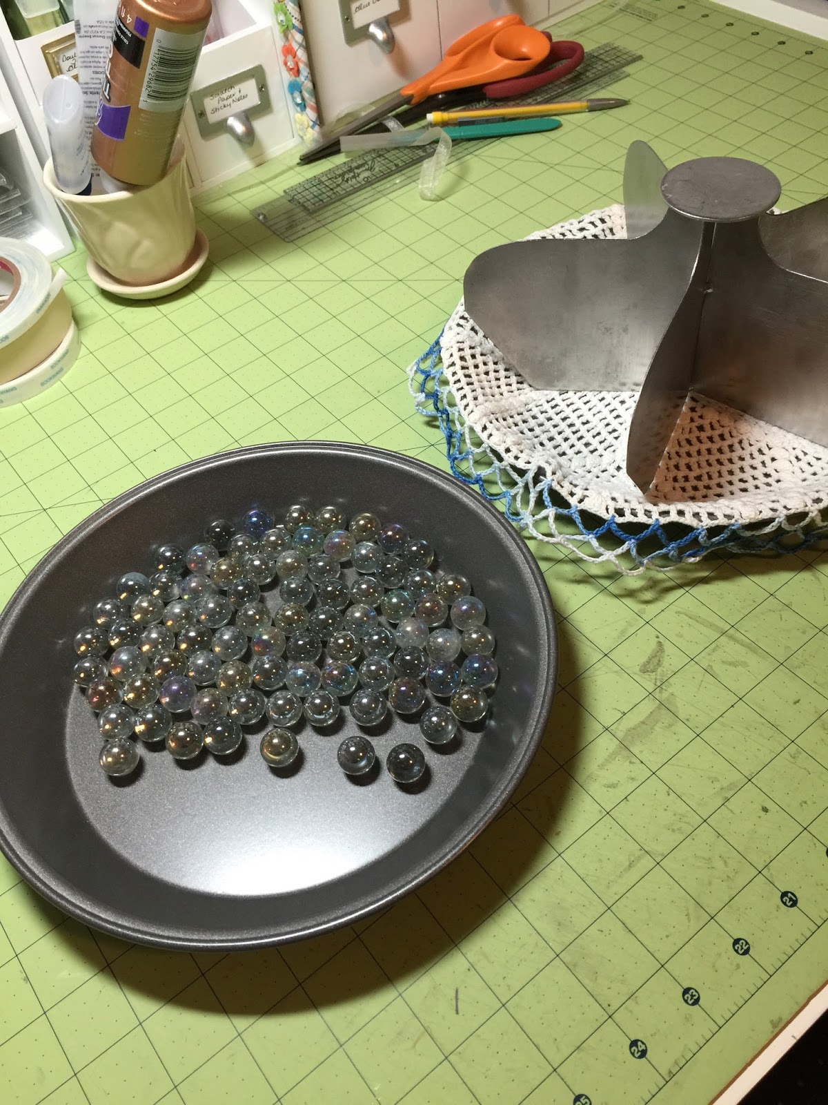 A Creative Operation Pie Plate Lazy Susan