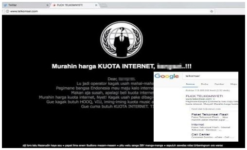 Situs Telkomsel Di Hack, Netizen Merasa Puas