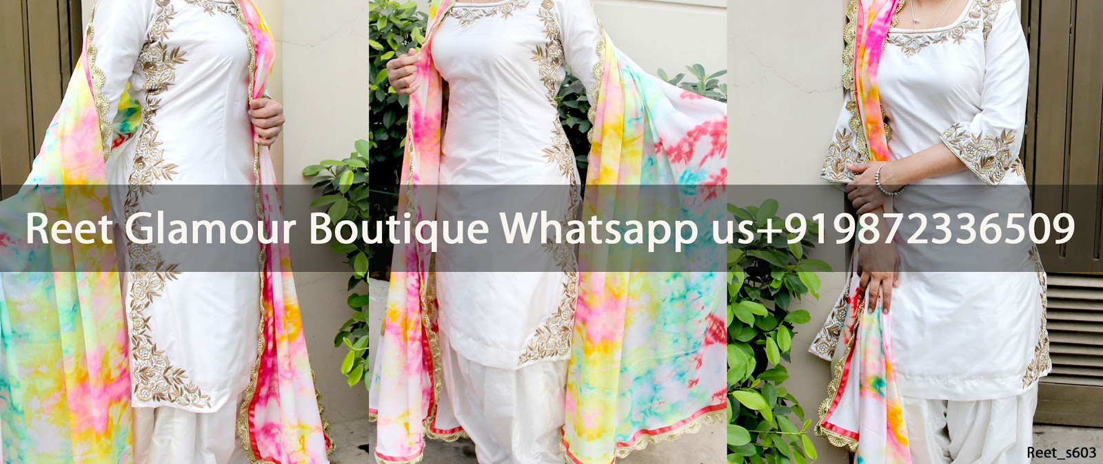white punjabi suit combination