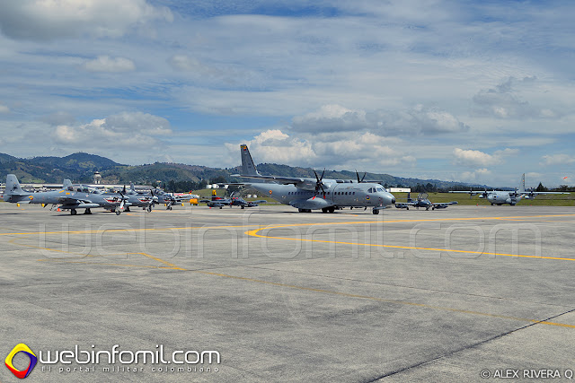 Una numerosa flota de aeronaves de la Fuerza Aérea Colombiana entre las que se destacan helicopteros UH-60 Ángel, C-130 Hércules, C-295 Titán, A-29B Supertucano y A-37B Dragón  participarán en el Ejercicio Internacional Ángel de los Andes.