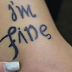 Girls Tattoo Says “I’m Fine,” but Look at it from Another Angle… The Message Is Shocking