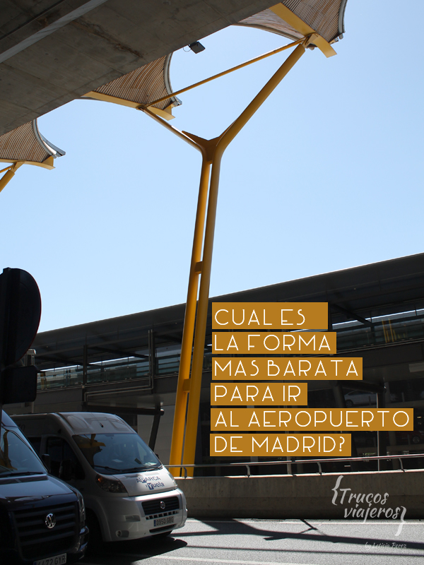 Descubre cual es la opcion más barata para ir al aeropuerto de Madrid Como ir al aeropuerto de Madrid Barajas Adolfo Suarez