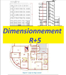 Exemple de rapport de stage sur une conception et dimensionnement d'un bâtiment R+5