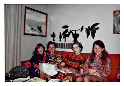 Rhea Thomson aka Marie Thomson, Natalie Vasilev, Helen Hehnke, and Elena K. Vasilev in the late 1960's.