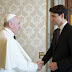 Justin Trudeau visita al Papa y la Capilla Sixtina