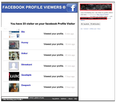 who is looking at your facebook profile