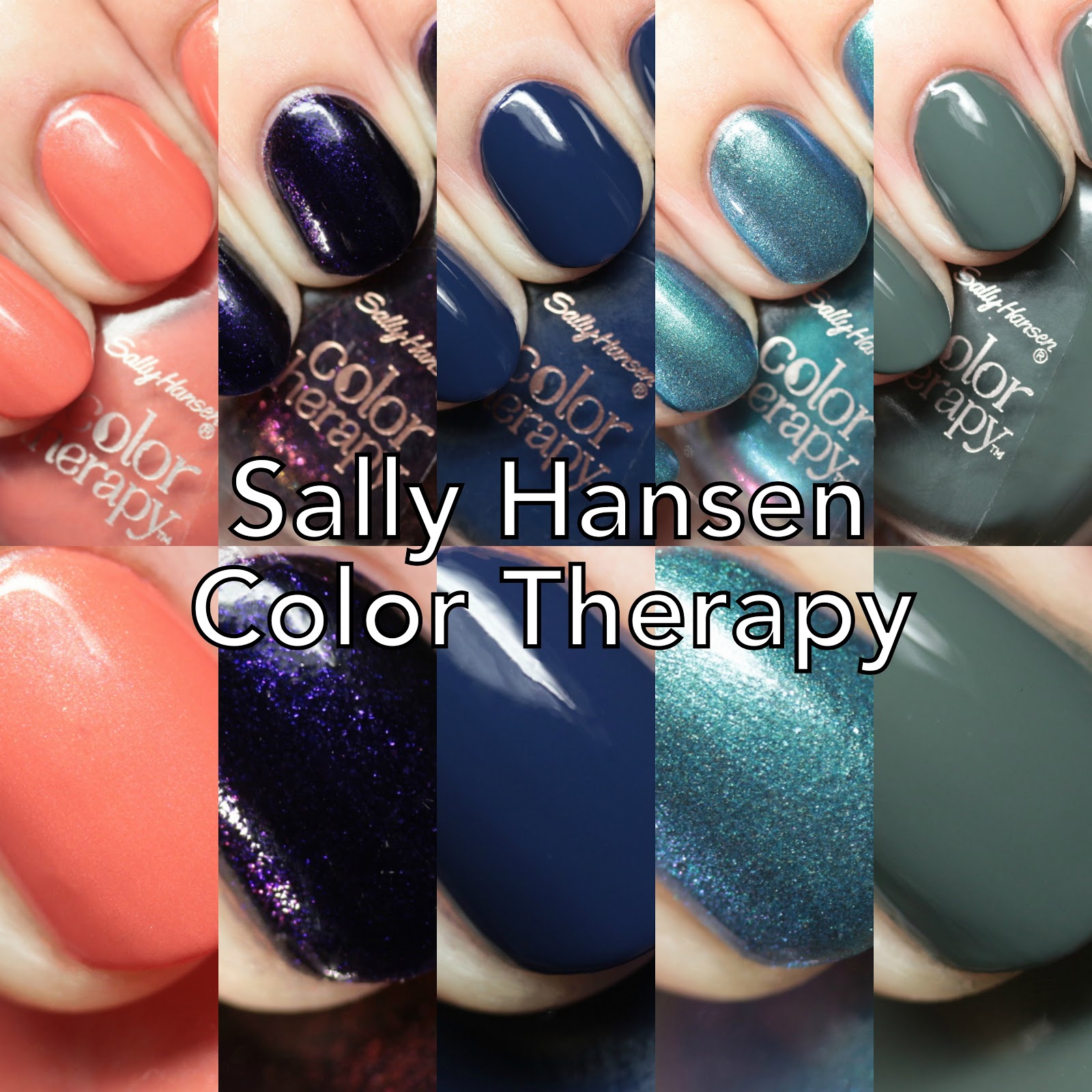 The Polished Hippy: Sally Hansen Color Therapy Swatches and Review
