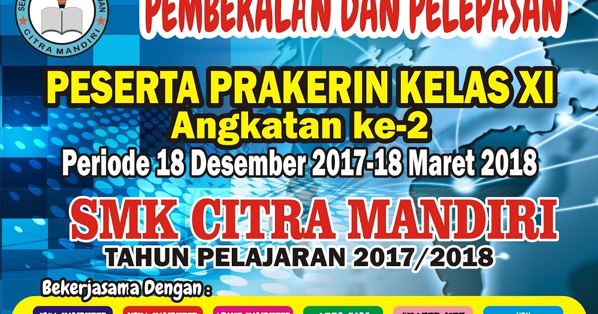 Banner Pelepasan Siswa kelas 6