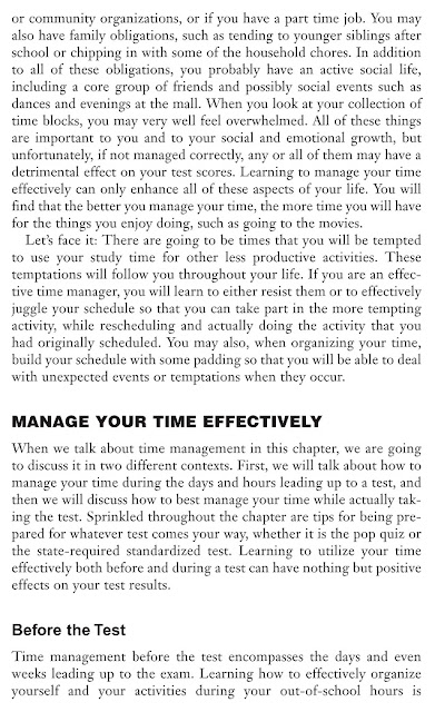 Manage your time effectively