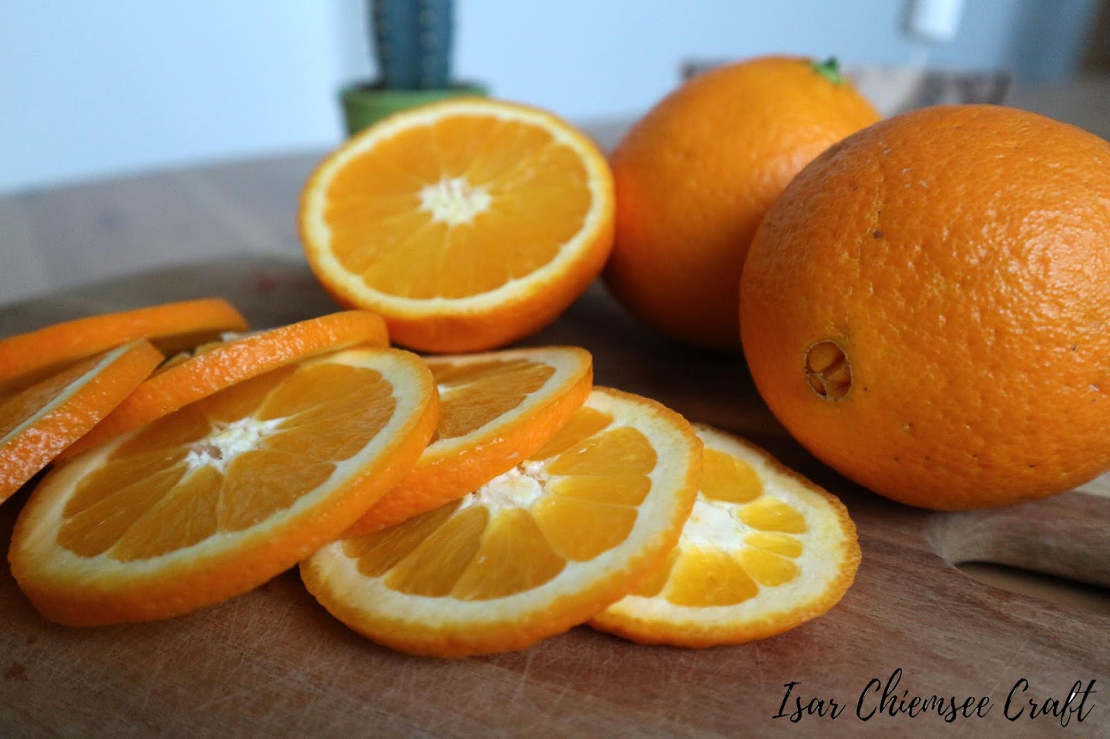 Süße kandierte Orangen