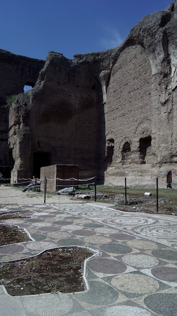 Mosaico do piso das Termas de Caracalla