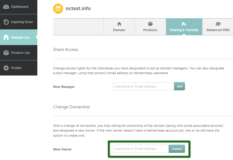 Namecheap coupon transfer domain