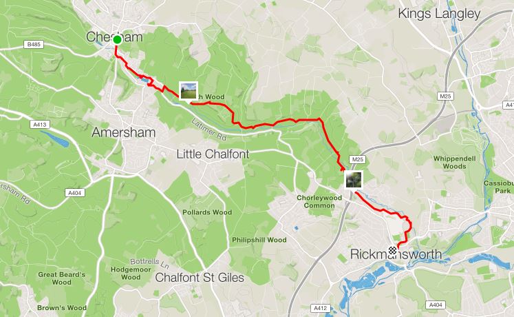 Travelogue: London Hikes - Chess Valley