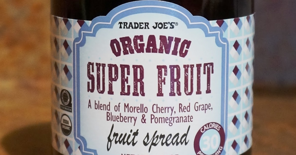 Exploring Trader Joe's Trader Joe's Organic Super Fruit Fruit Spread