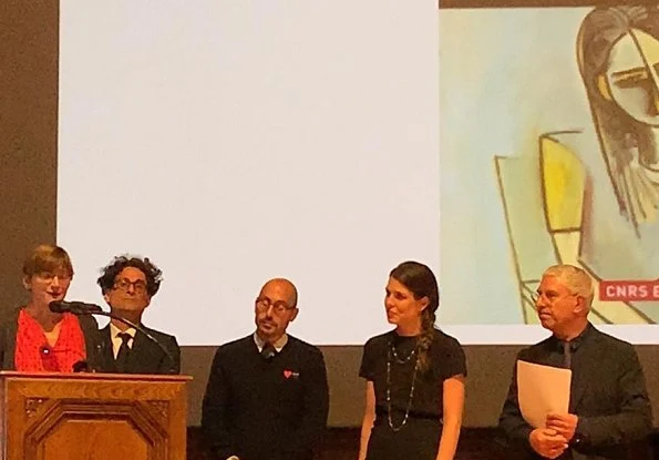 Princess Caroline and Charlotte Casiraghi attended the award ceremony of the Philosophical Encounters 2019. Dimitri Rassam