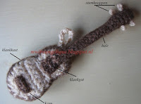 PATRON GUITARRA AMIGURUMI 1572 PATRON GUITARRA AMIGURUMI 1572
