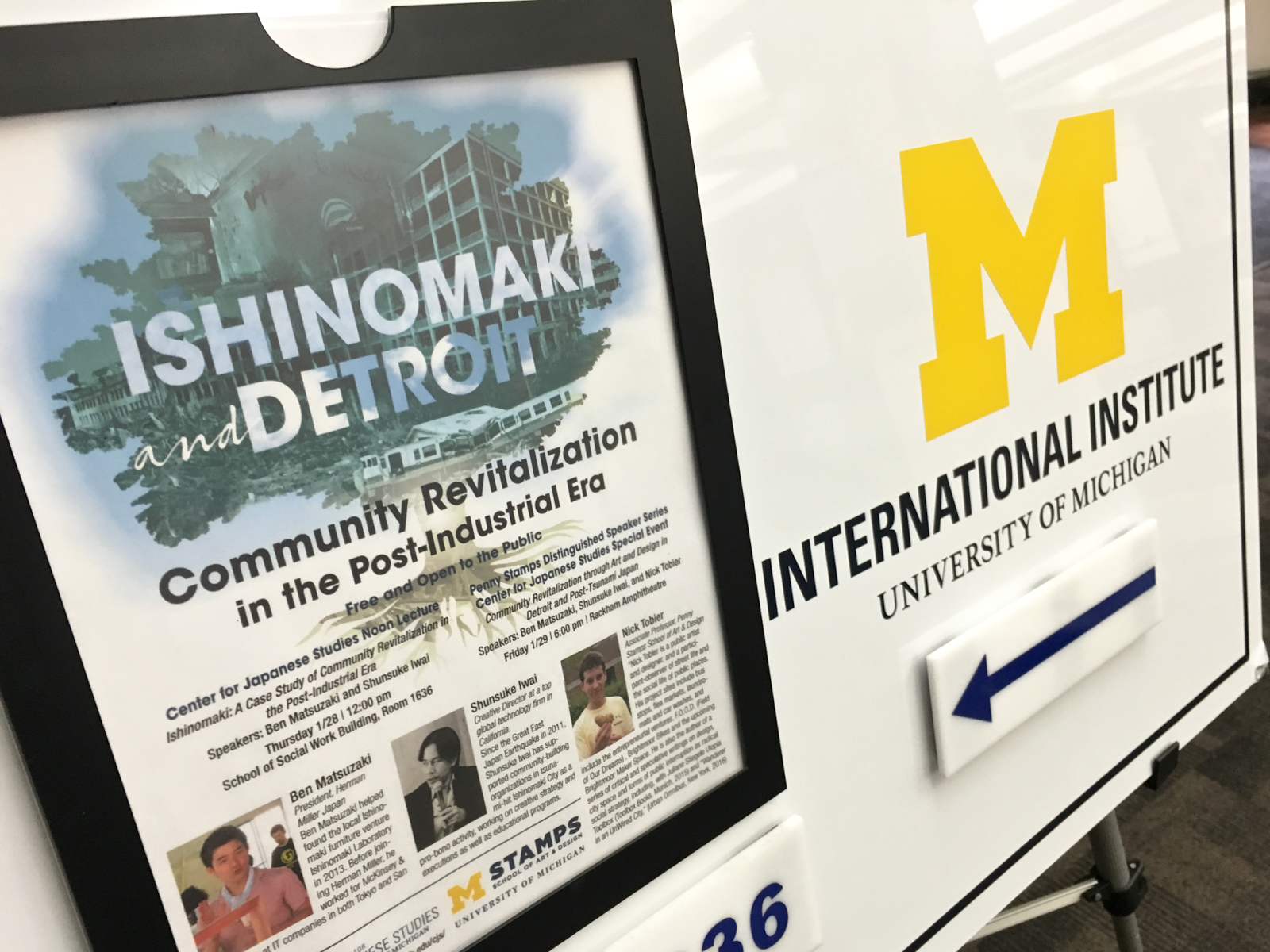 LECTURE AT UNIVERSITY OF MICHIGAN CENTER FOR JAPANESE STUDIES