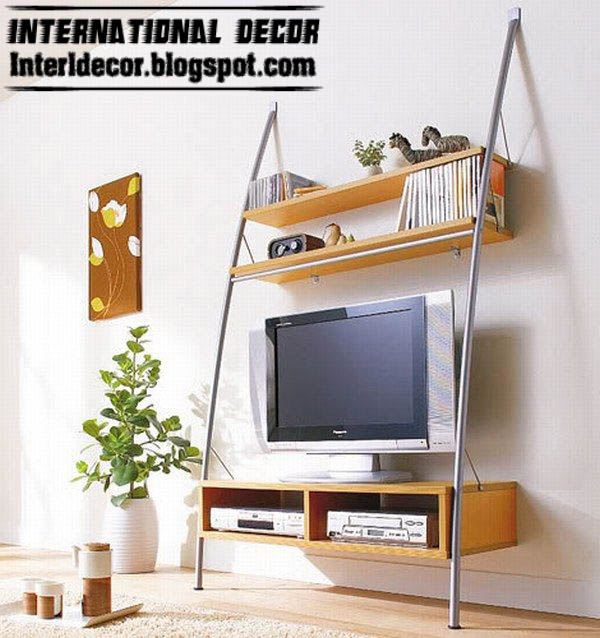 Modern TV wall units designs and TV shelving units pictures