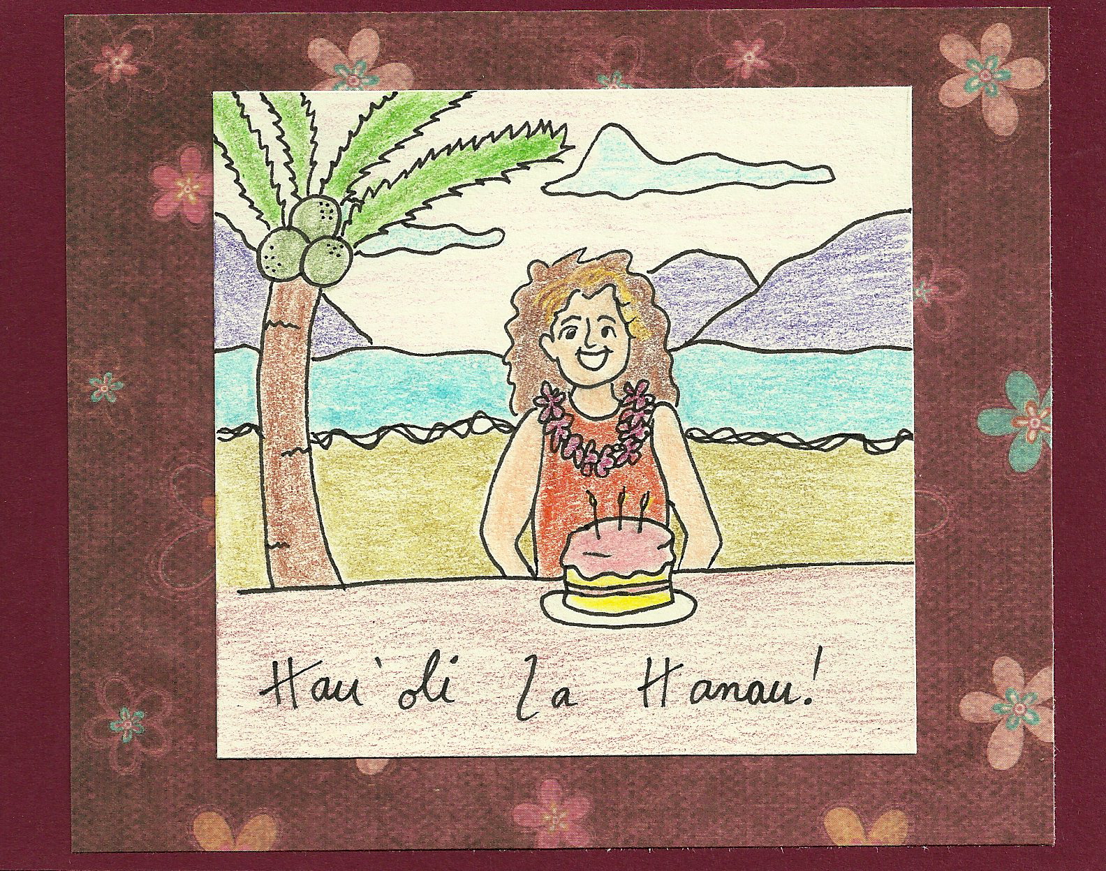 Debbie Dots Greeting Card Blog Hawaiian Birthday