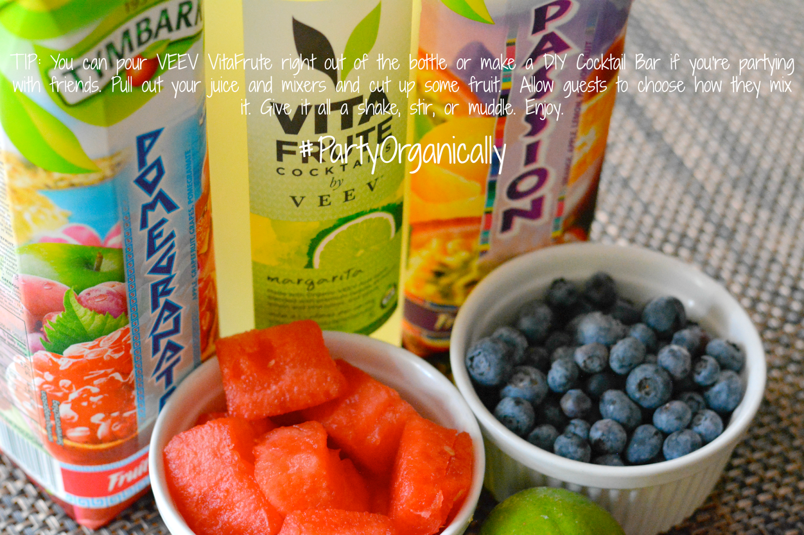 veev vitafrute cocktails #partyorganically pinterest