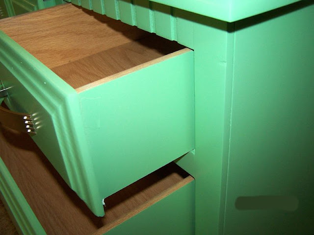 Green Buffet Makeover - Side View
