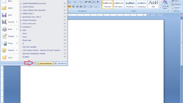 Cara mengubah Ukuran Inchi Ke CM, MM dan Satuan Lainnya di MS Word 2007/2010 Cara mengubah Ukuran Inchi Ke CM, MM dan Satuan Lainnya di MS Word 2007/2010