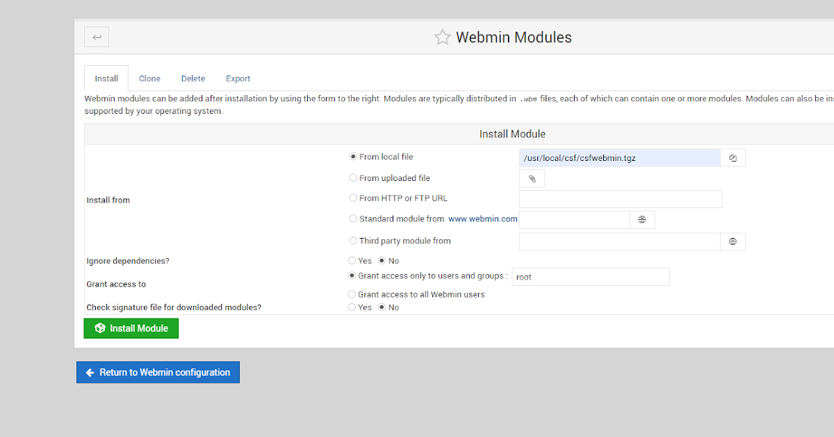 uninstall webmin uninstall webmin