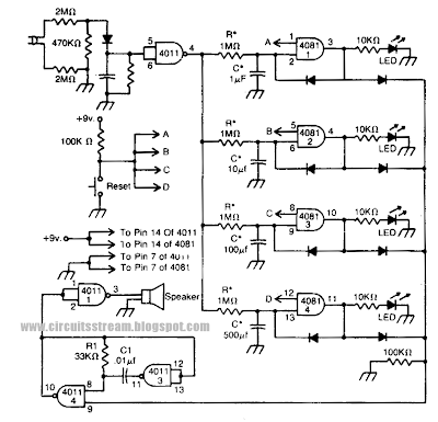 Simple Power Failure Detector Circuit Diagram | Electronic Circuit