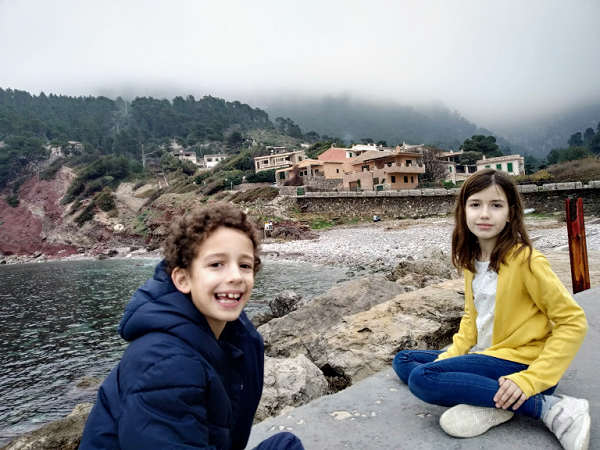 Puerto de Valldemosa con niños