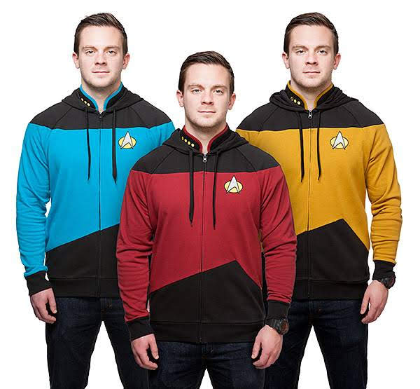 The Trek Collective TNG uniforms for all occasions
