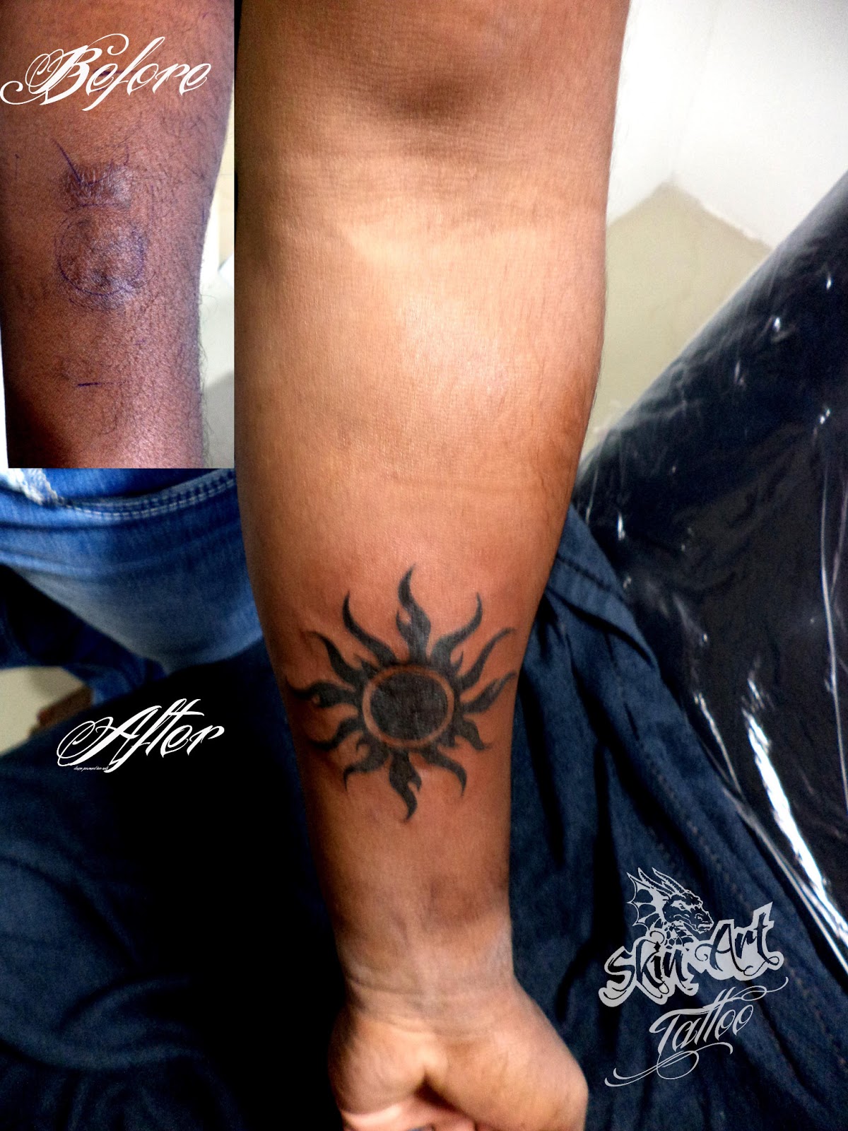SKIN ART TATTOO: Cover up Tattoo