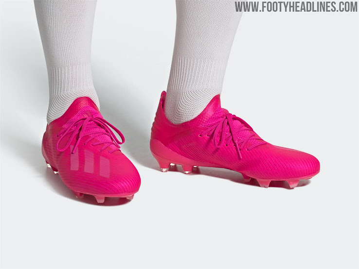 pink adidas football boots