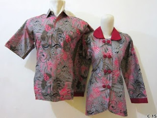 Blus wanita modern bahan batik terbaru model couple Blus wanita modern bahan batik terbaru model couple