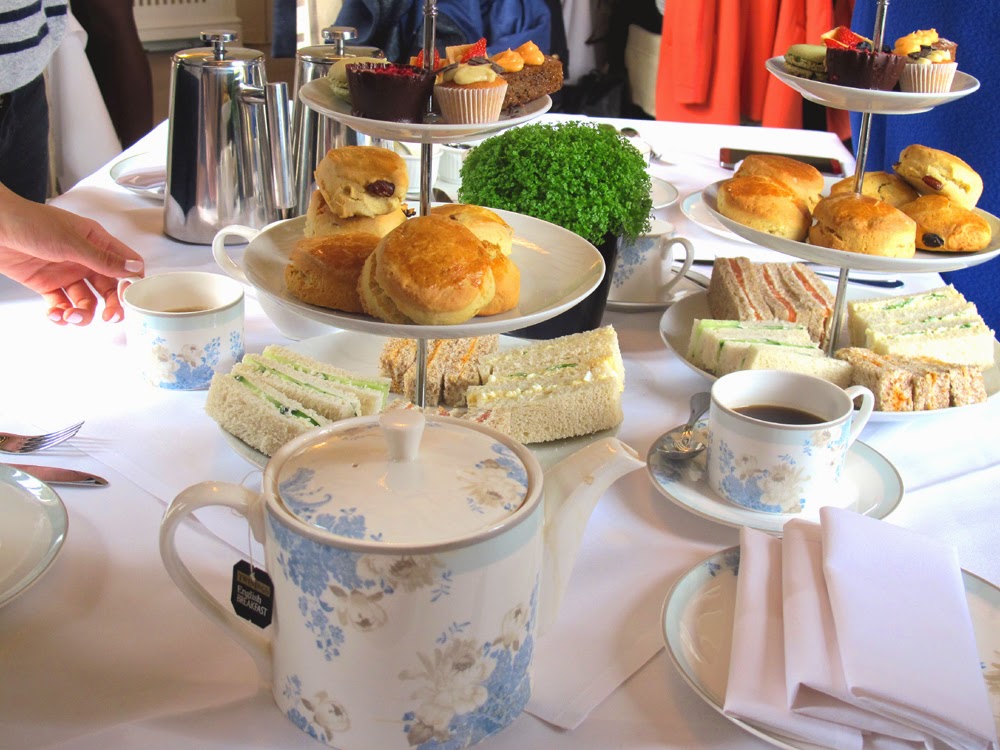 Afternoon tea at the Laura Ashley boutique hotel