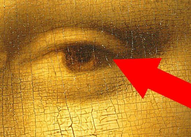 Mona Lisa eyes Signature