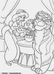 Disney Princess Christmas Coloring Pages 2
