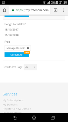 Manage domain freenom Manage domain freenom