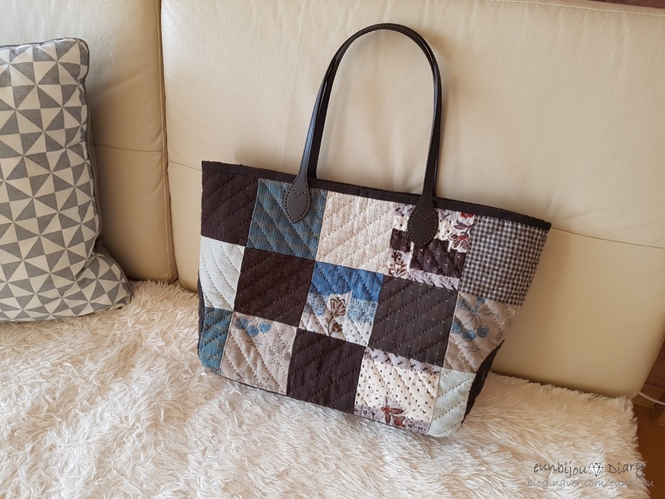 Quilted Patchwork Tote Bag Tutorial: