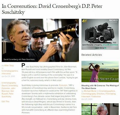 http://filmmakermagazine.com/77033-in-conversation-david-cronenbergs-d-p-peter-suschitzky/
