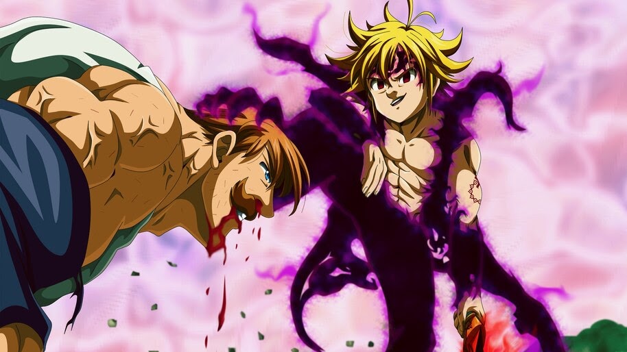 Meliodas vs Escanor  Nanatsu no Taizai 4K  4 1182 