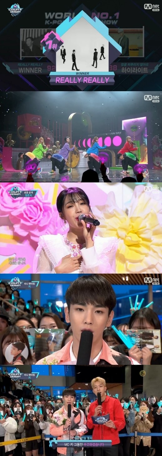 Winner wins #1 on 'M! Countdown'