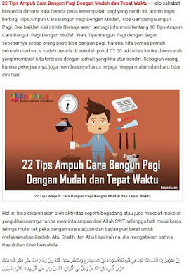Bobot Artikel - Bospedia review website bospedia, situs bertema pendidikan